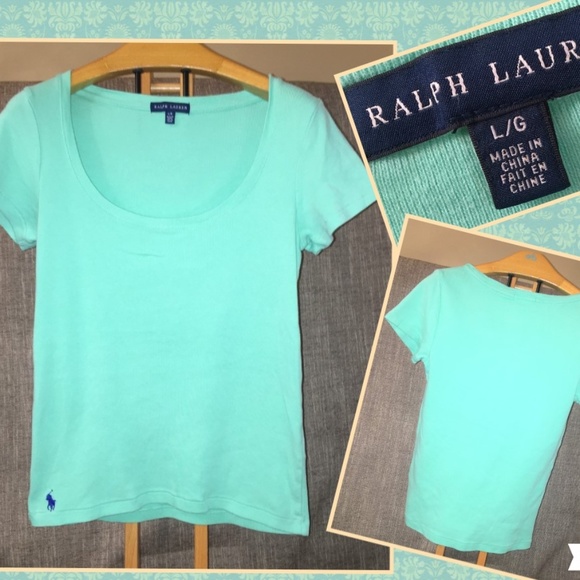 Polo by Ralph Lauren Tops - Ralph Lauren Mint Green short sleeve Tshirt Size L Polo by Ralph Lauren Tops - Ralph Lauren Mint Green short sleeve Tshirt Size L
